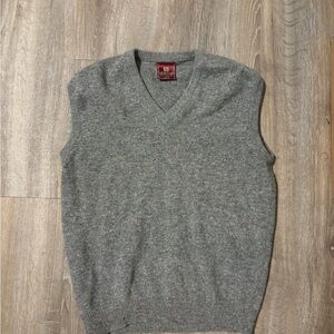 Nordstrom V-Neck Gray Sweater Vest